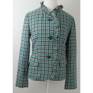 Talbots Plaid Wool Jacket